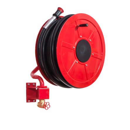 Manual NF Hose Reel with 33mm (1.3 ") Semi - Rigid Hose 30m