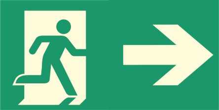 Illumination Sign right exit 32x16 ΕΧ255 Class C (ISO)