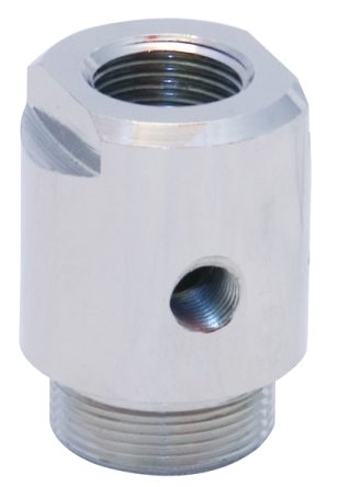 Single outlet plated nipple 1/2'' (30 x 1,5)