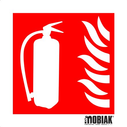 Fire extinguisher sign