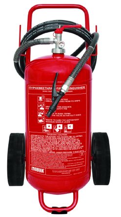 Trolley Fire Extinguisher 50Kg Dry Powder Welded