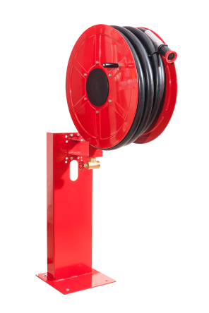 Manual NF Hose Reel with 33mm (1.3 ") Semi - Rigid Hose 30m - Image 3